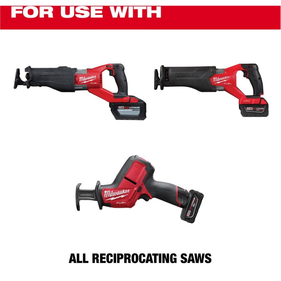 6" 14 TPI Sawzall Reciprocating Saw Blades - 5 Pack