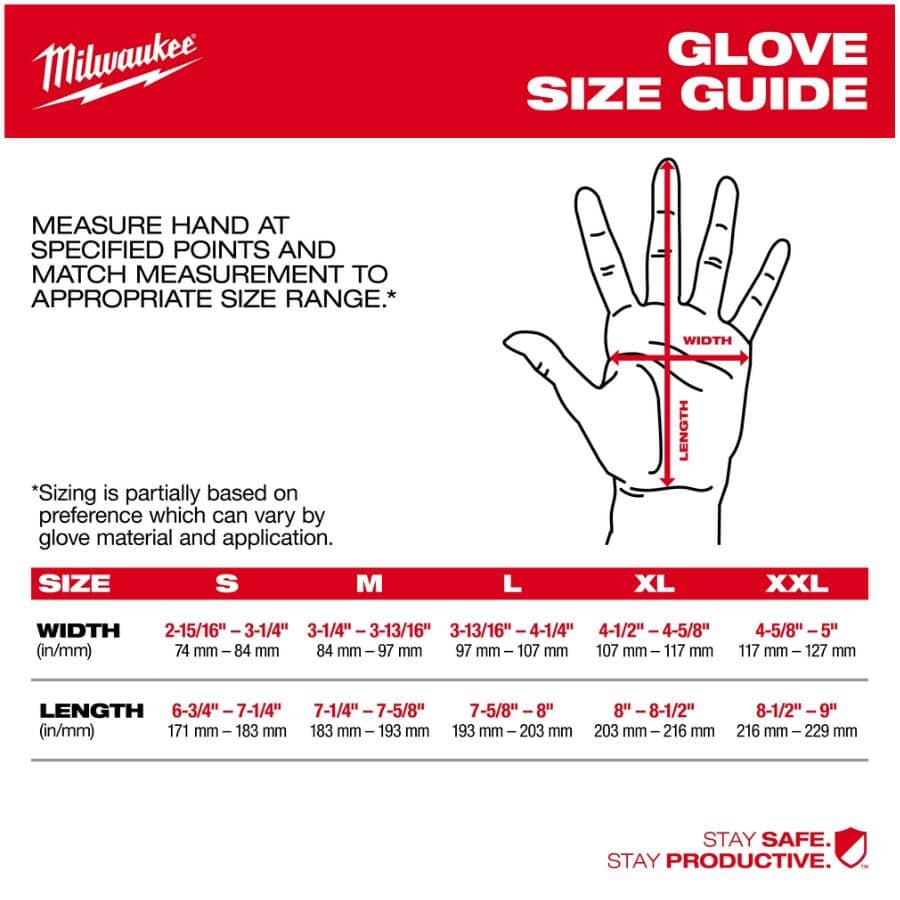 Insulated Cut Level 1 Winter Gloves - Large