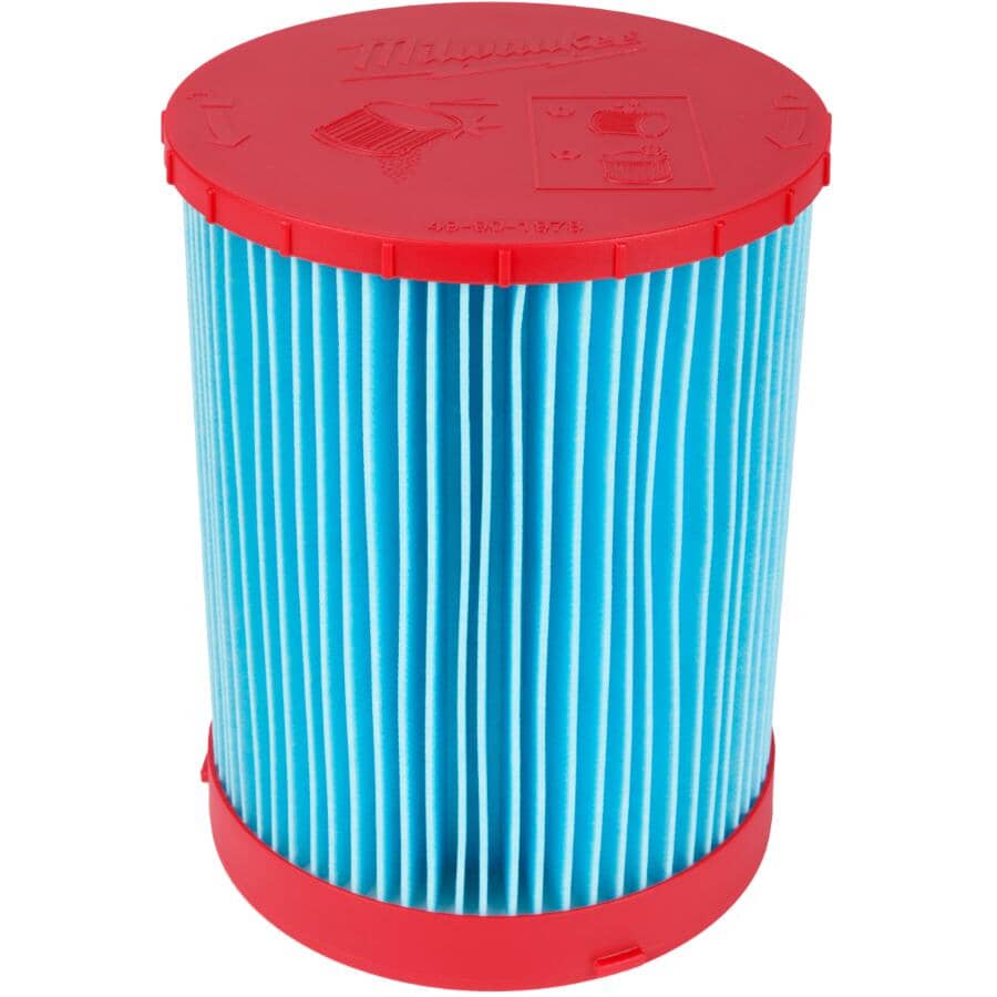 Large Wet / Dry High Efficiency Vacuum Replacement HEPA Cartridge Filter