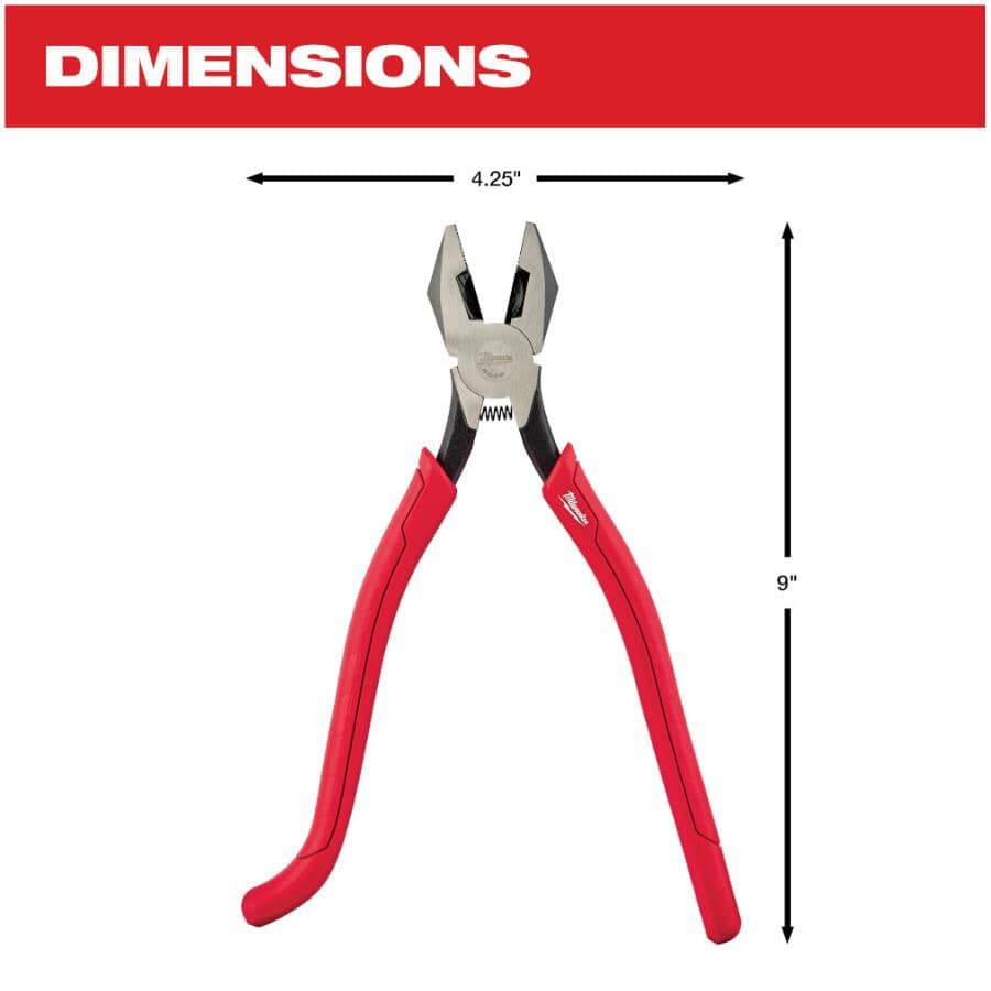 Linesman Ironworker's Pliers - 9"