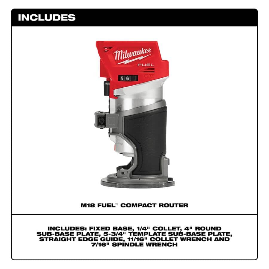 M18 Fuel 18V Cordless Compact Router