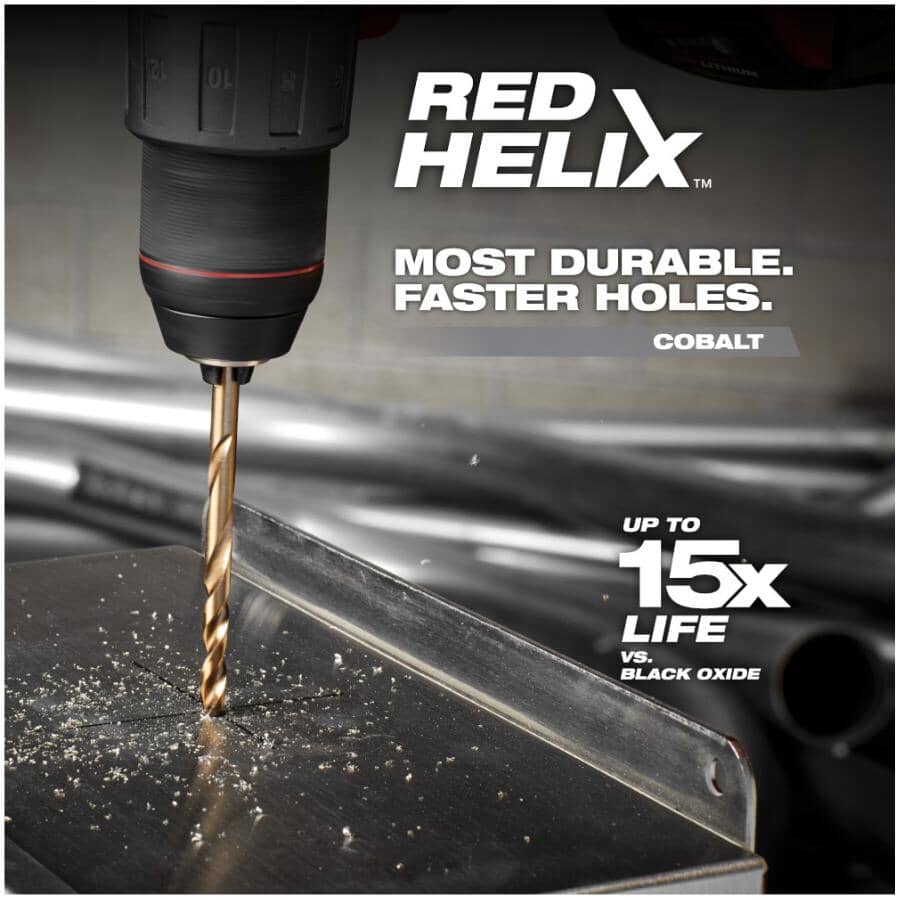 Red Helix 15/32" Cobalt Drill Bit