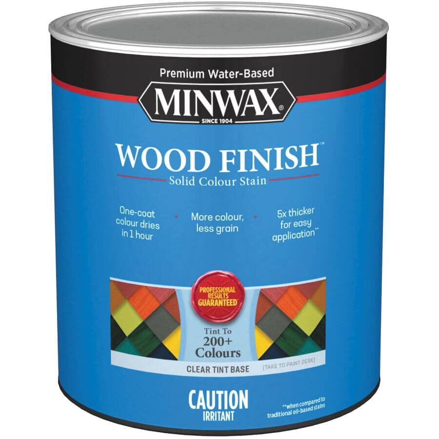 Wood Finish Solid - Clear Tint Base, 946 ml