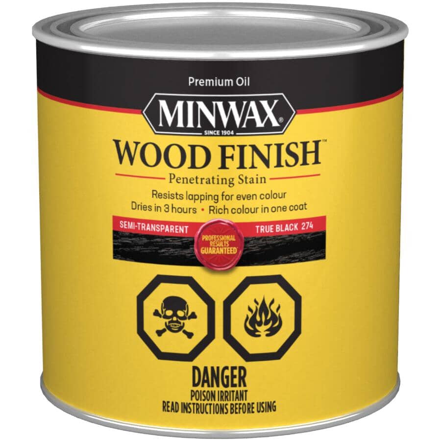 Wood Finish - True Black, 236 ml