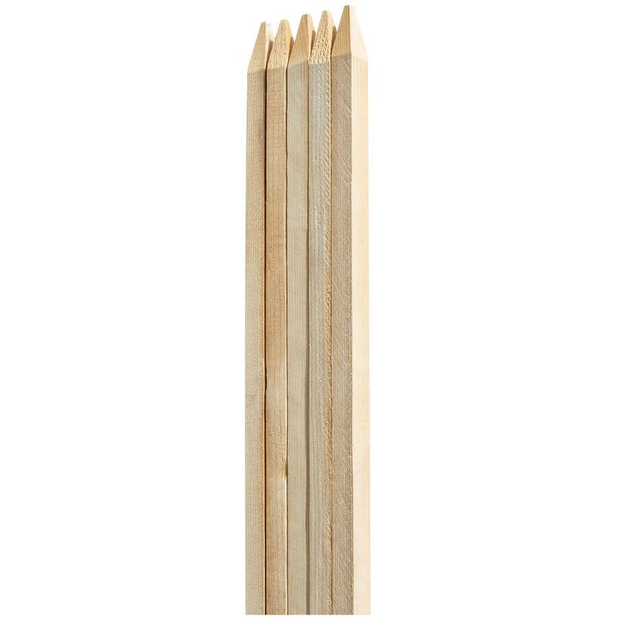 3/4" x 4' Hardwood Plant Stakes - 5 Pack
