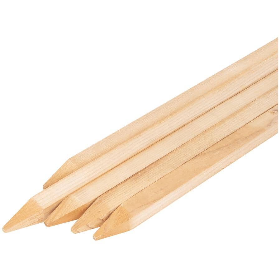 3/4" x 4' Hardwood Plant Stakes - 5 Pack