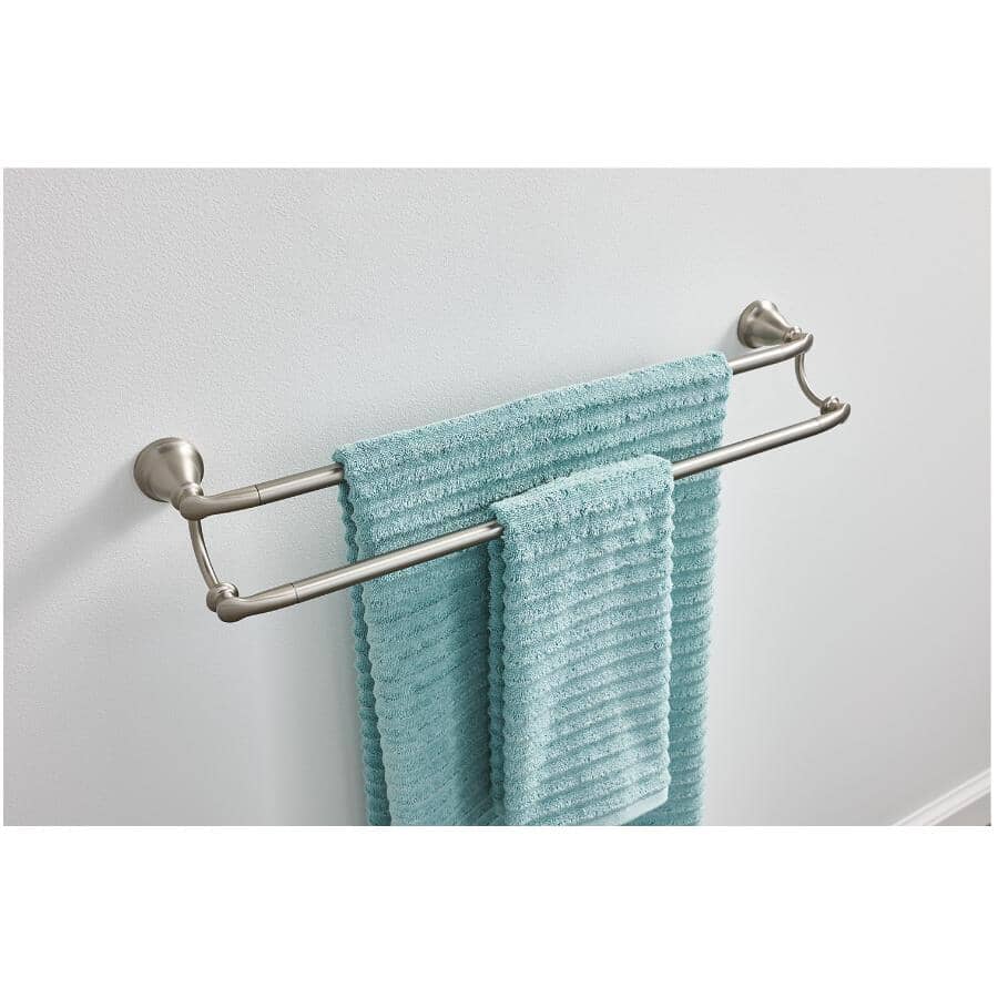 24" Hilliard Double Towel Bar - Brushed Nickel