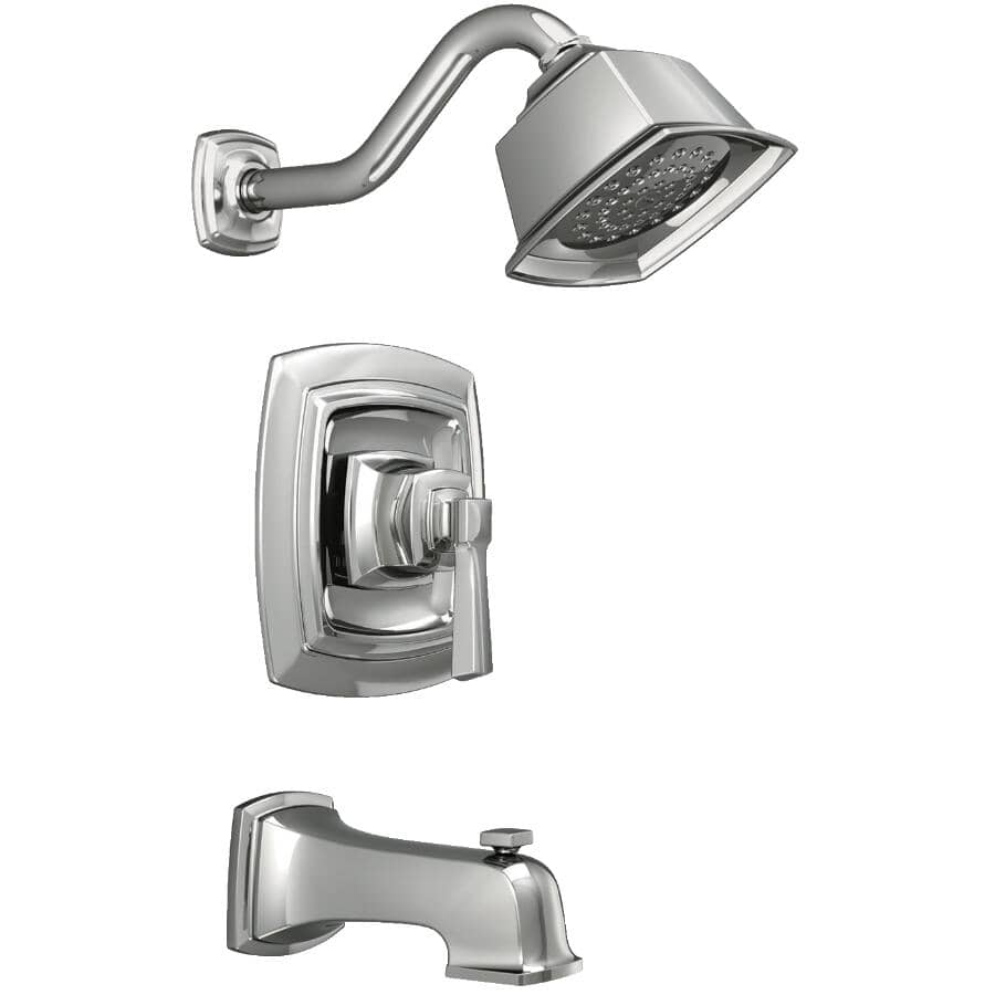 Boardwalk Single Handle Pressure Balanced Tub & Shower Faucet - Chrome