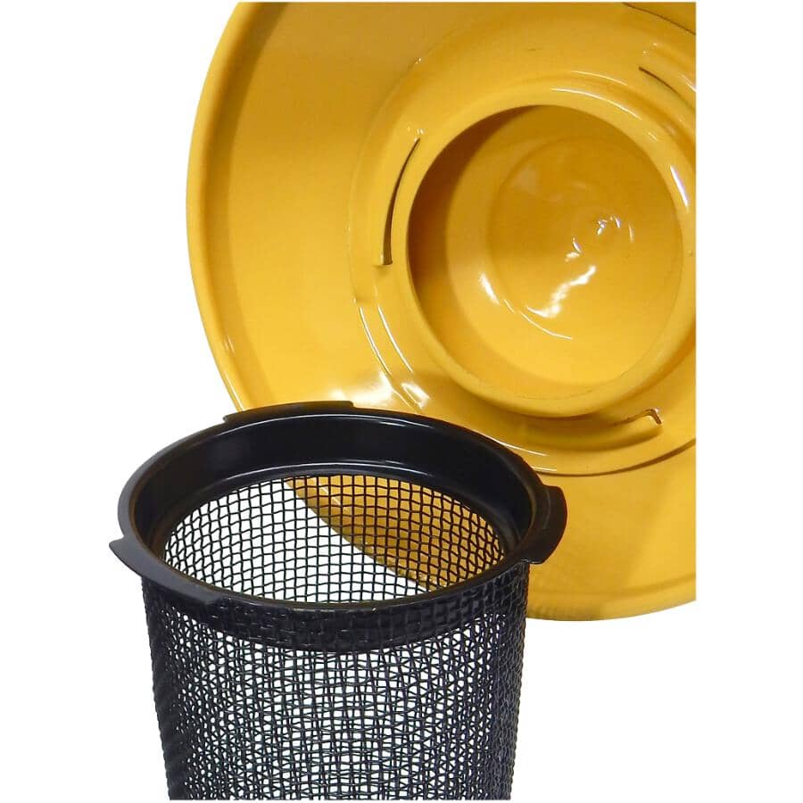 13" Finch Screen Bird Feeder - Yellow, 1.6 lb Capacity