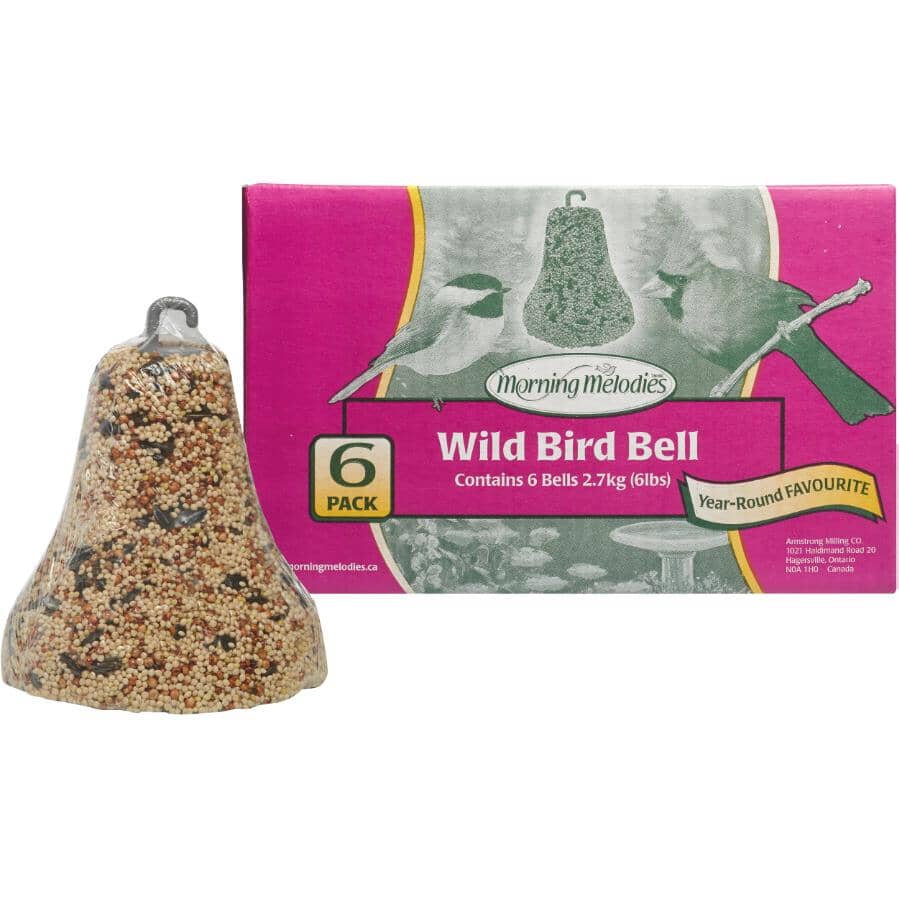Wild Bird Food Bells - 6 Pack