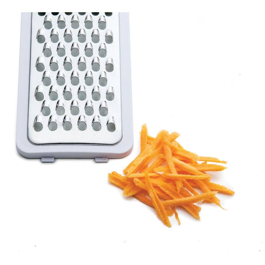 Hand Grater with Container & 5 Interchangeable Blades - Stainless Steel