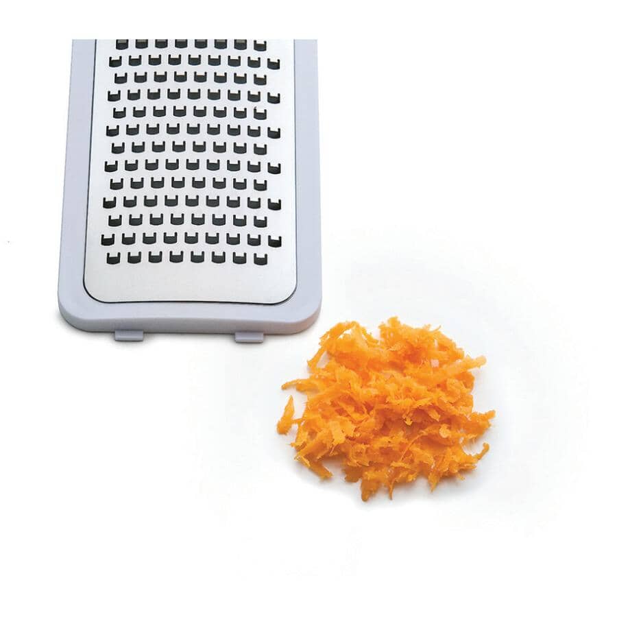 Hand Grater with Container & 5 Interchangeable Blades - Stainless Steel