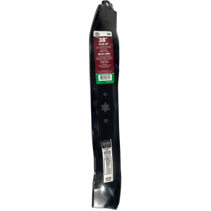 38" Deck Lawn Tractor Blade Set
