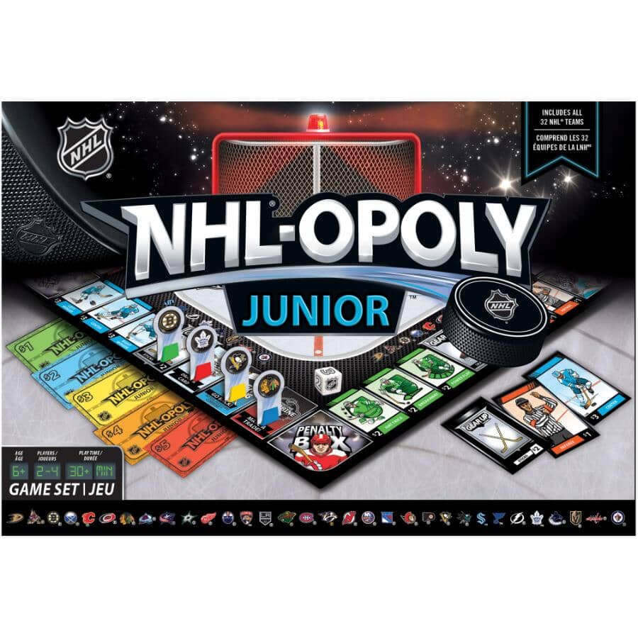NHL-Opoly Jr. Board Game