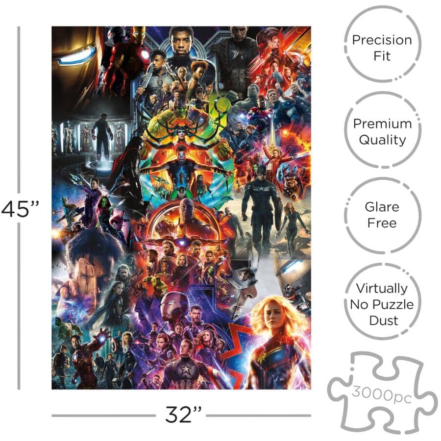 MCU Marvel Collage Puzzle - 3000 Pieces