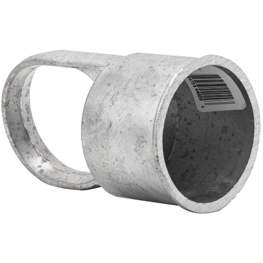 1-1/2" Galvanized Line Fencing Post Cap - with 1-1/4" Ring