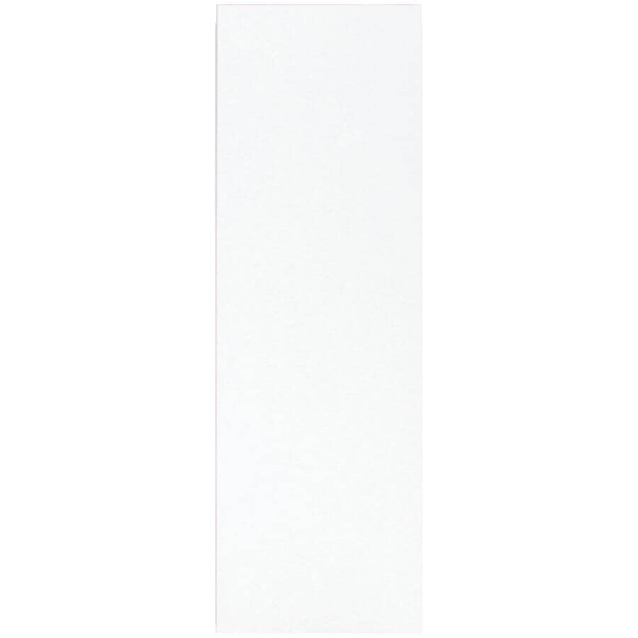 12" x 36" White Laminated Shelf