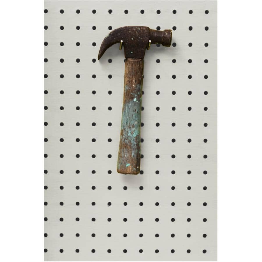 3" Double Zinc Hooks, for Pegboard - 2 Pack