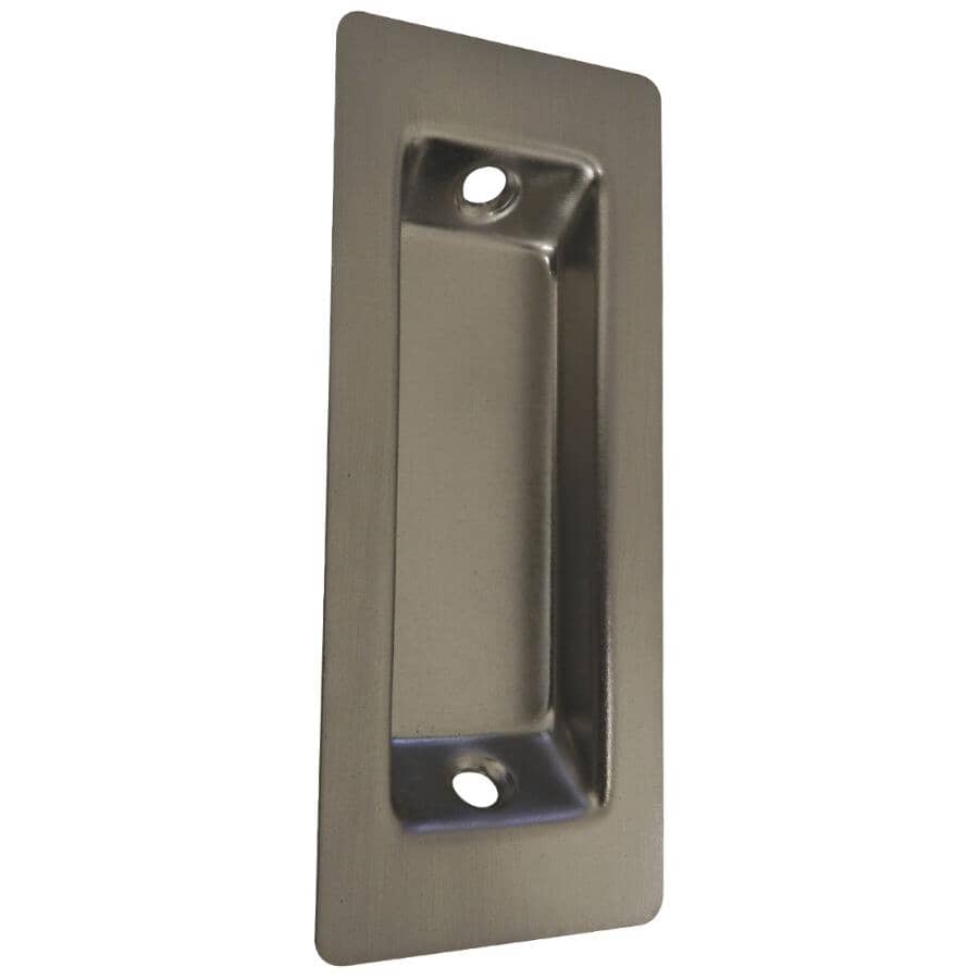 3/4" Finger Pull - Brushed Nickel