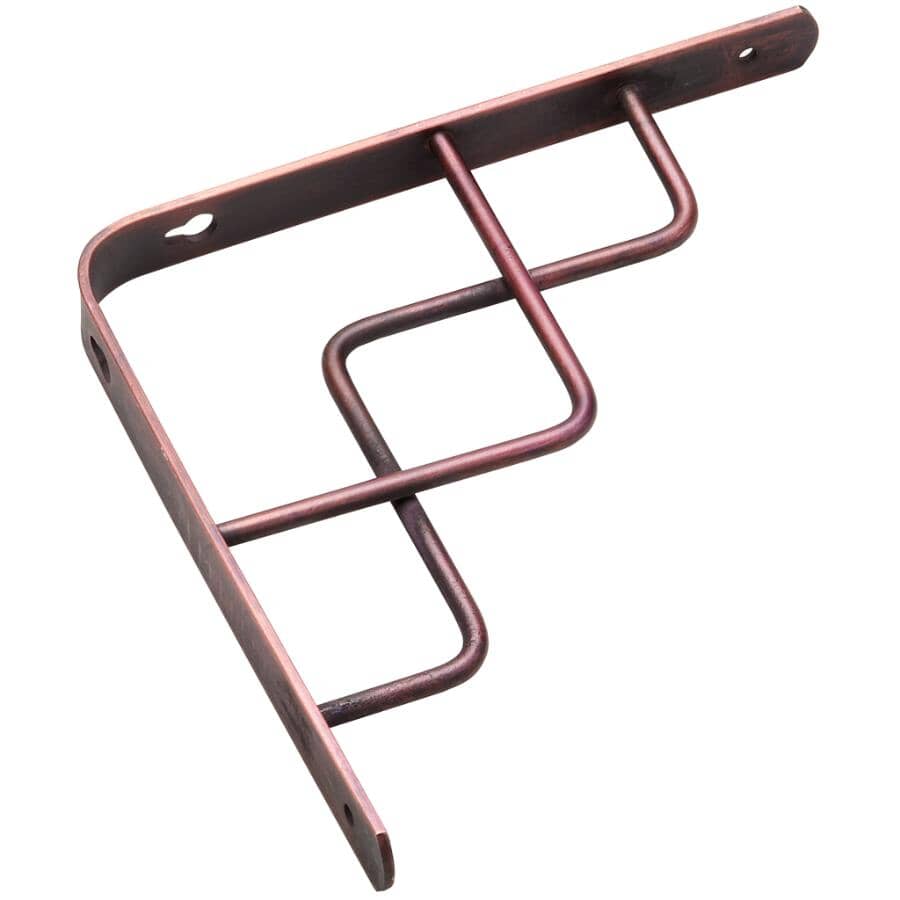 8" Decorative Scroll Shelf Bracket - Oil Rubbed Bronze