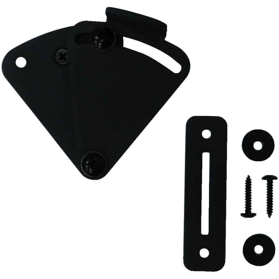 Black Sliding Door Lock