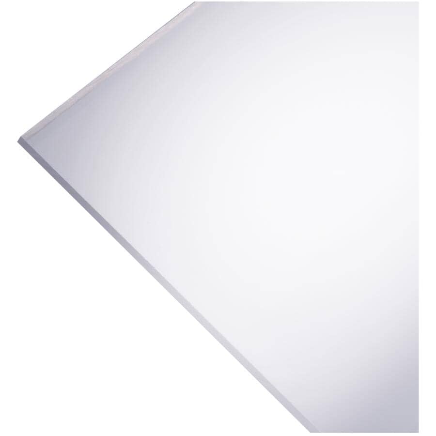 .080" x 24" x 48" Clear Acrylic Sheet