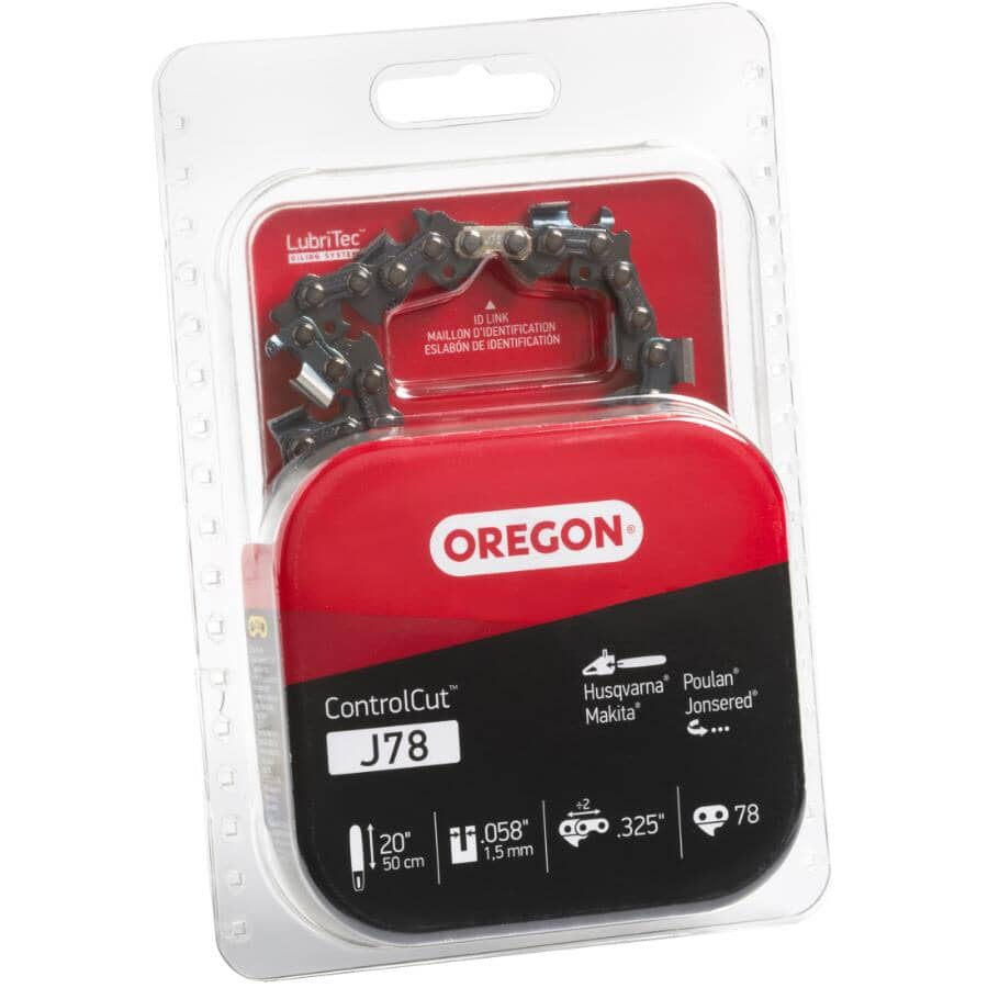 J78 ControlCut Replacement Chainsaw Chain - 20"