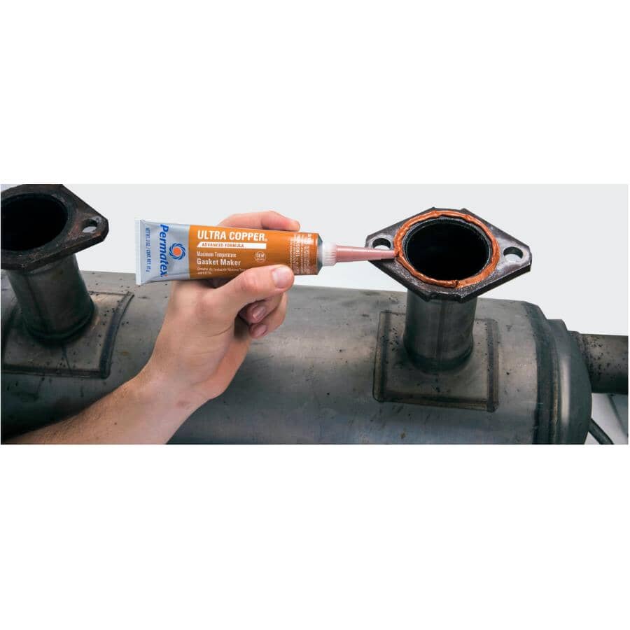 Ultra Copper High Temperature Gasket Maker - 80 mL