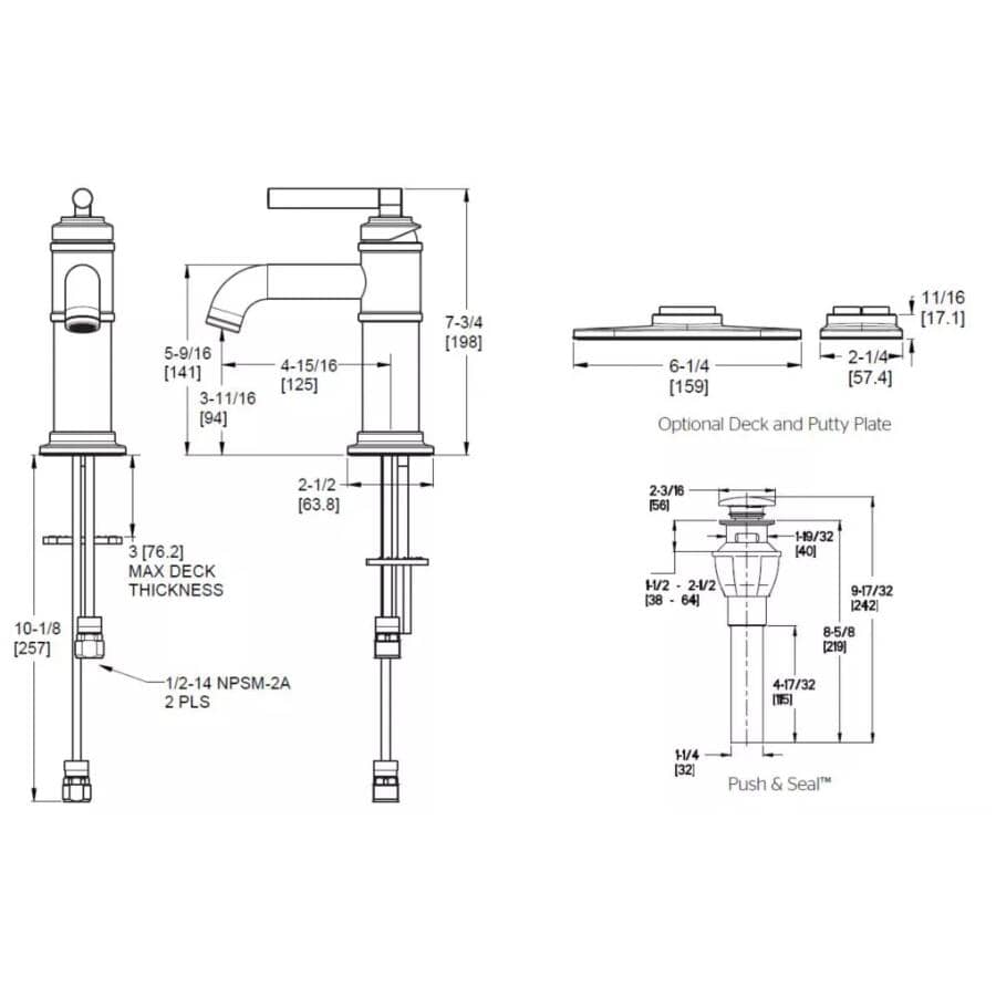 Kierland Single Handle Lavatory Faucet - Matte Black