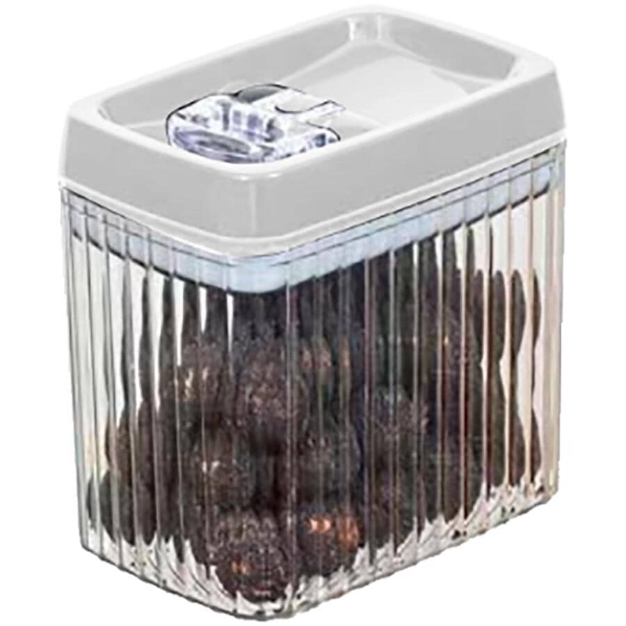 Plastic Rectangular Storage Airtight Container with Lid - 1,500 ml