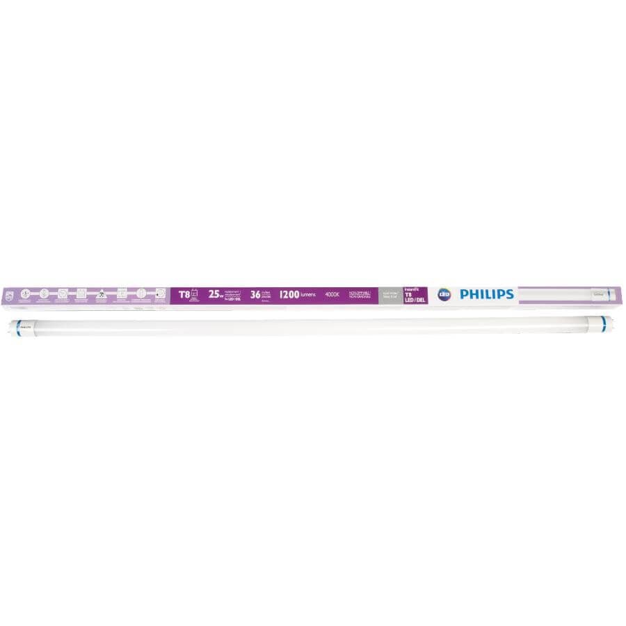 9W T8 Medium Bi-Pin Base Cool White InstantFit LED Light Bulb - 36"