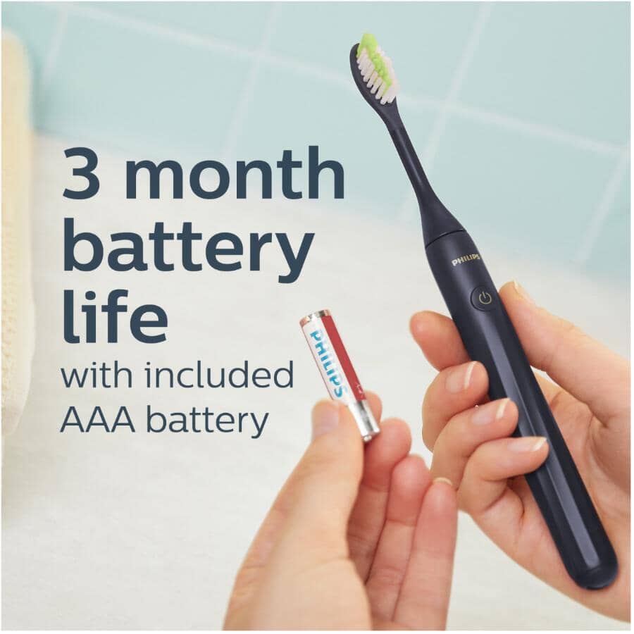 Battery Operated Sonicare Toothbrush - Midnight Blue
