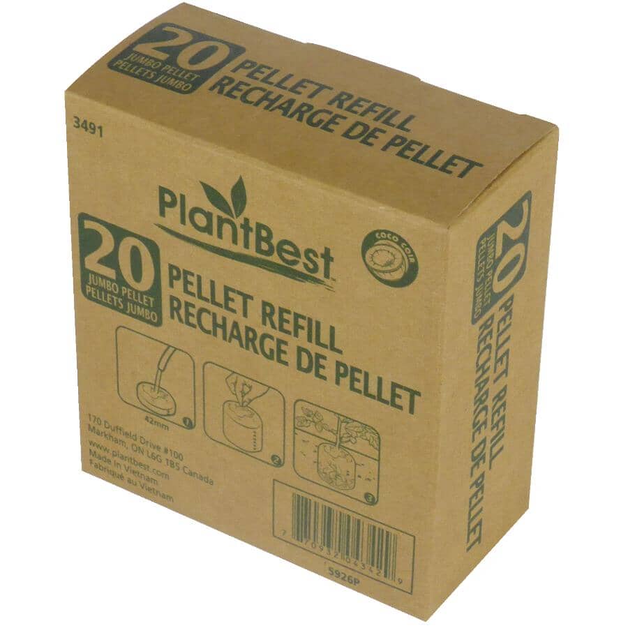 Coconut Fiber Grow Pellets - 20 Pack