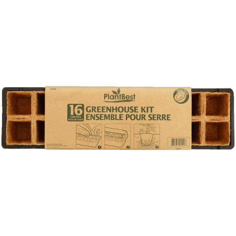 Seed Tray Starter Kit with 16 Pellets