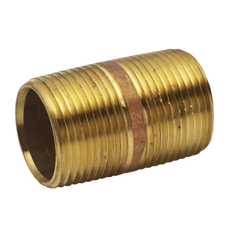 3/4" x 2-1/2" Brass Nipple
