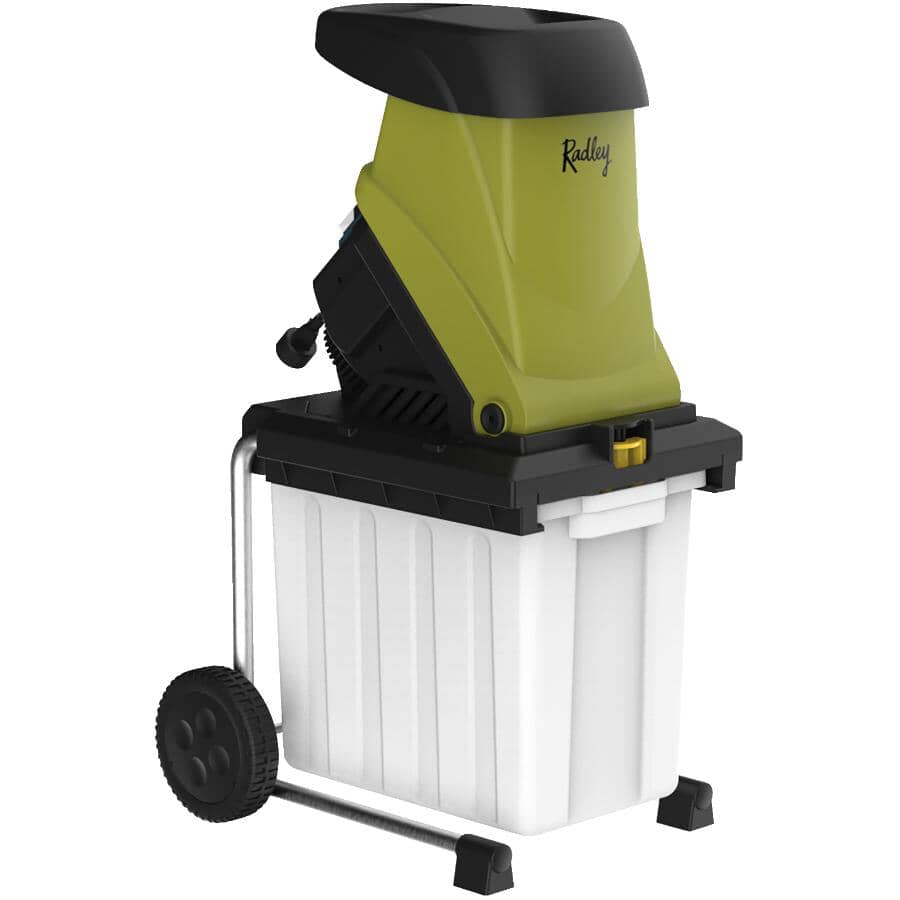15 Amp Electric Wood Chipper/Shredder - with 45L Collect Bag