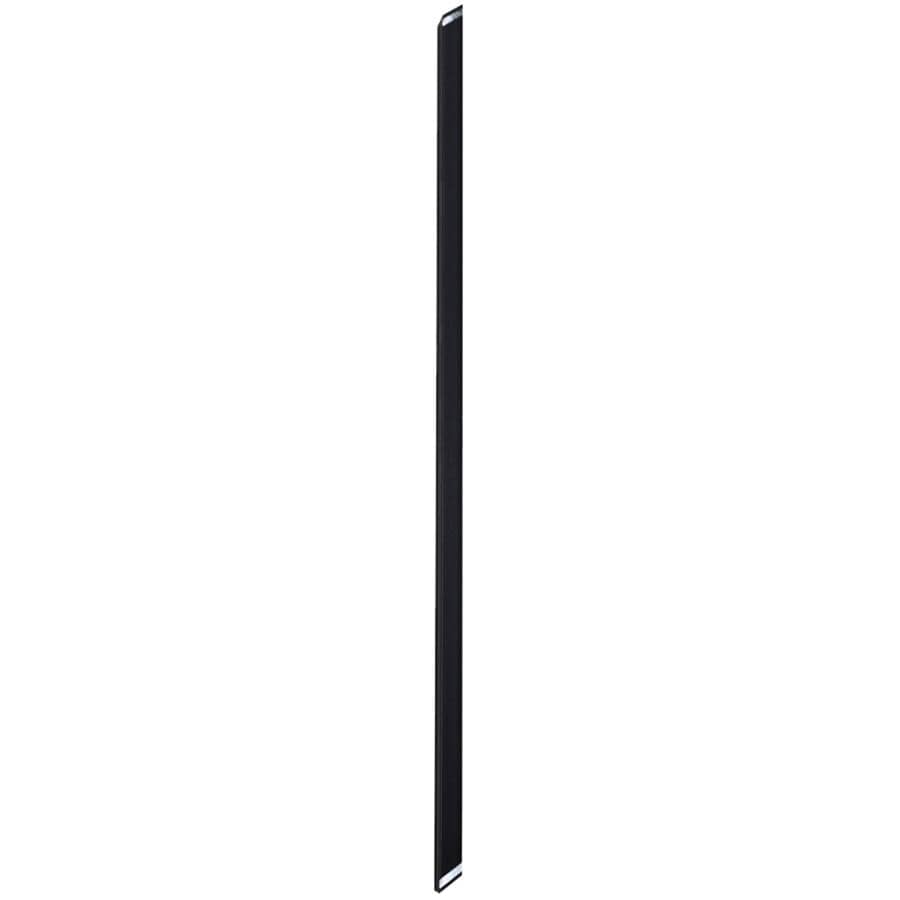 12 Pack 3/4" Textured Black Aluminum Straight Stair Railing Pickets, for 6' section