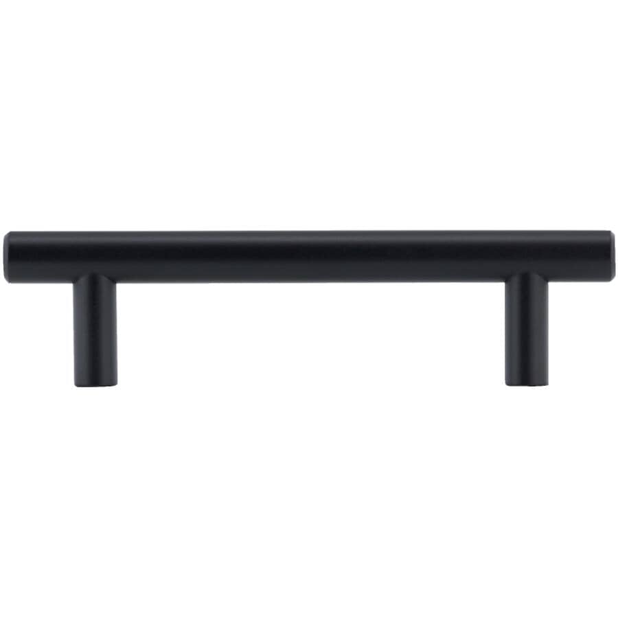 3-25/32" Contemporary Cabinet Pull - Matte Black