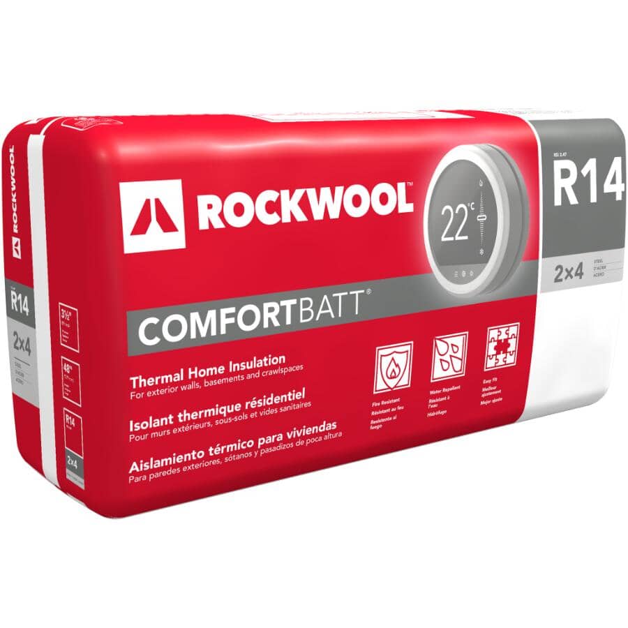 R14 x 24" Comfortbatt Steel Stud Insulation, covers 64.7 sq. ft.