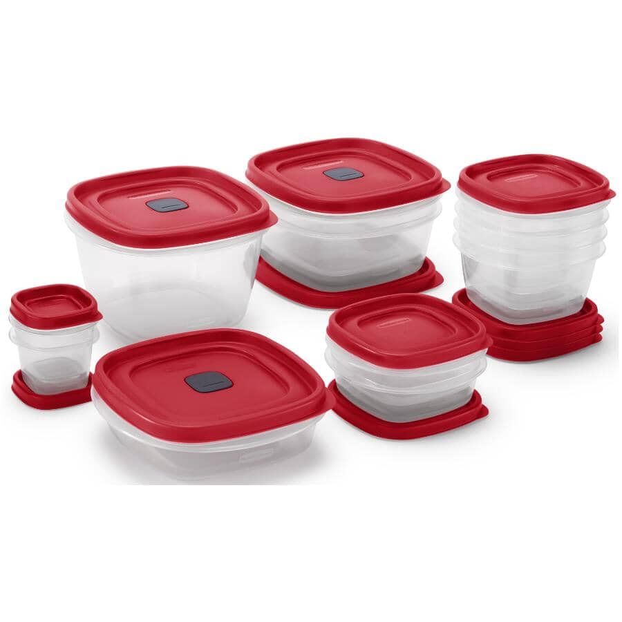 EasyFindLids with Vents Food Storage Set - 24 Pack