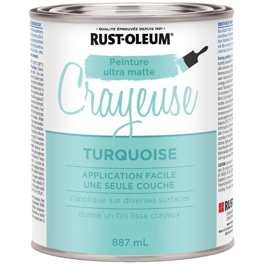 Chalked Ultra Matte Paint - Turquoise, 887 ml