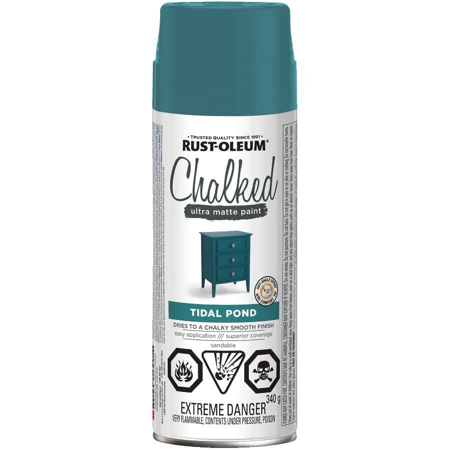 Chalked Ultra Matte Spray Paint - Tidal Pond, 340 g