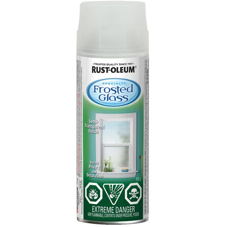 Specialty Frosted Glass Spray Paint - Translucent, 312 g
