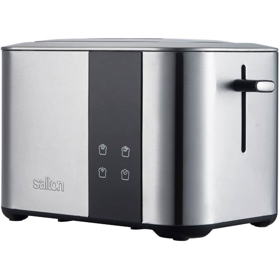2 Slice Digital Countdown Stainless Steel Toaster - with Extra Wide Slots