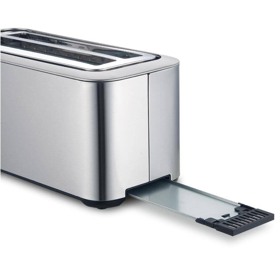 4-Slice Long Slot Toaster - Stainless Steel