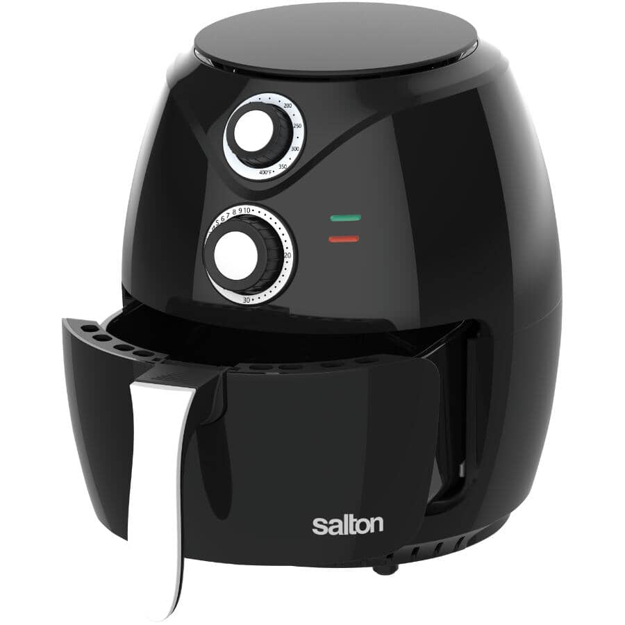 Manual Air Fryer - Black, 3.5 L