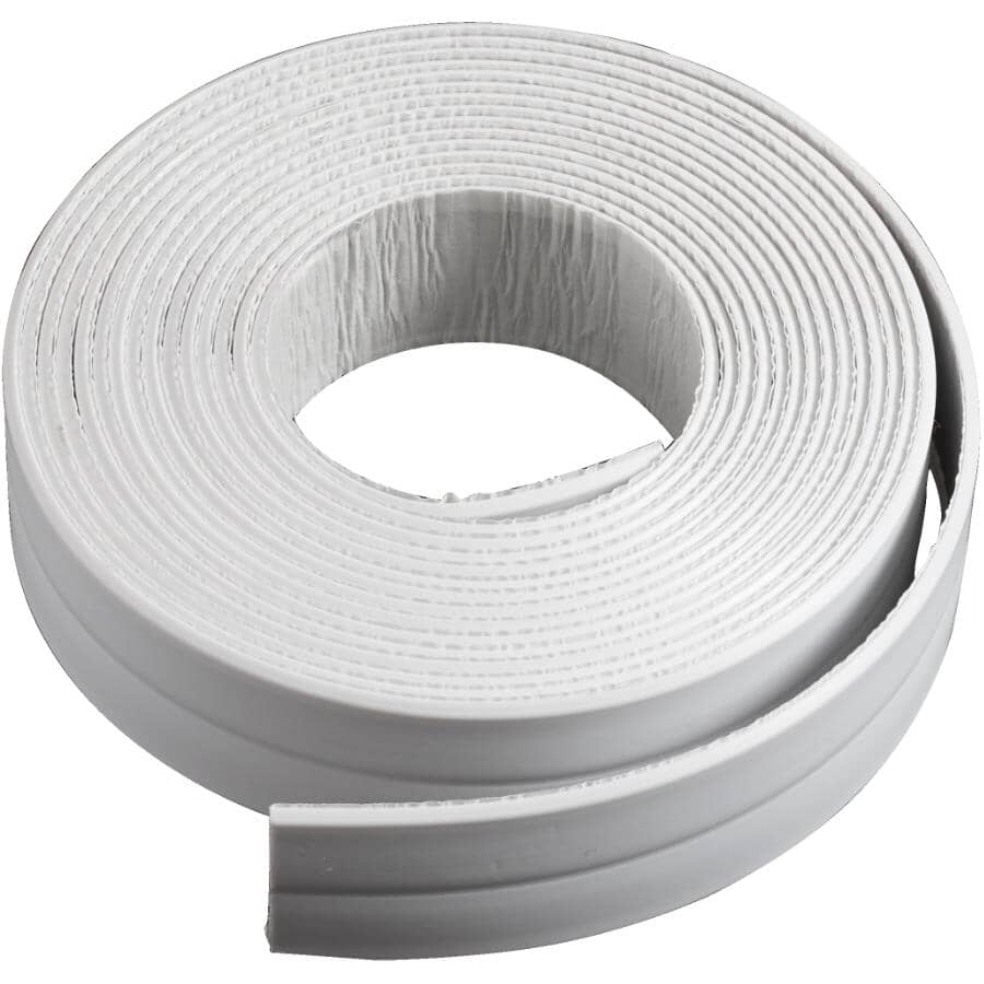 Tub & Wall Waterproof Adhesive Tape - White, 7/8" x 11'