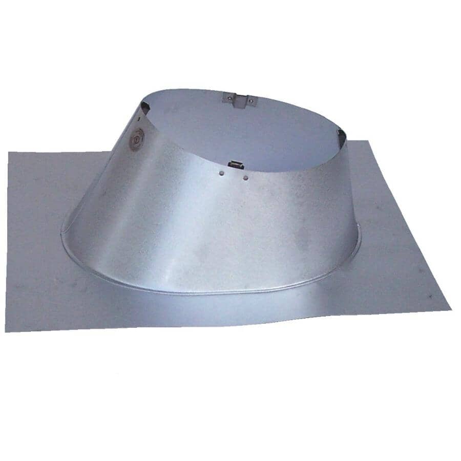 7" Insulated Galvalume Roof Flashing - 0/12 - 6/12 Pitch, 2" Insulation