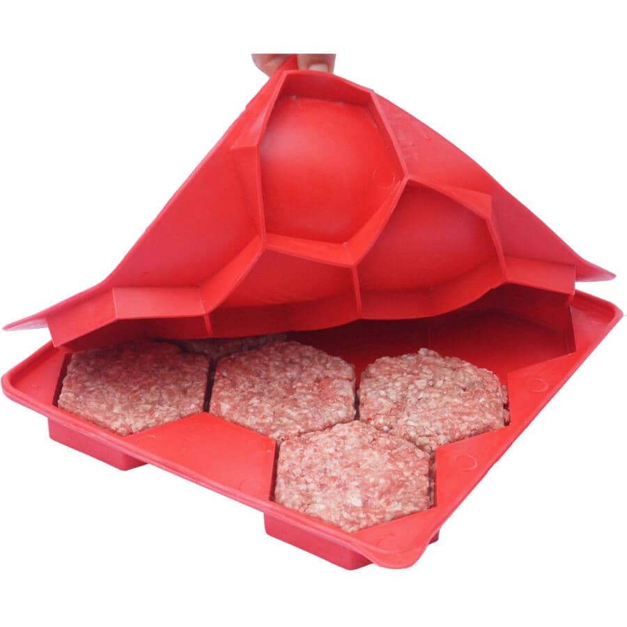 Burger Master Burger Press & Freezer Container - 8 Pc