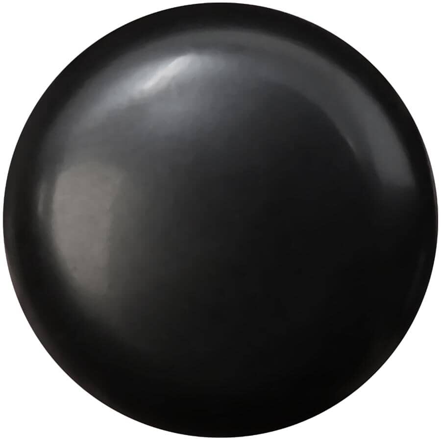 5/8" Black Plastic Furniture Leg Tips - 4 Pack